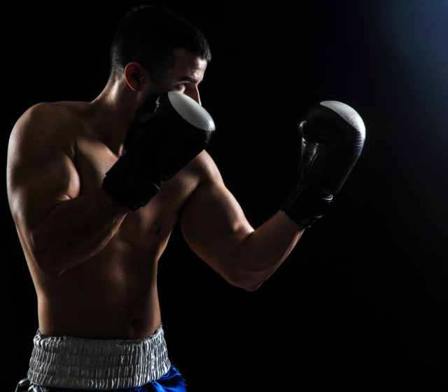 keping hands up in boxing